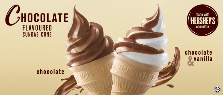 Hershey's Chocolate Flavoured Sundae Cone's image'