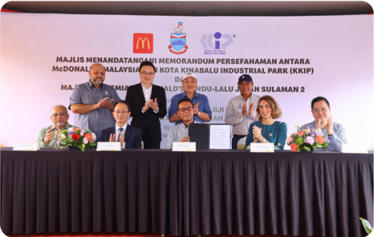 McDonald’s Malaysia dan Taman Perindustrian Kota Kinabalu (KKIP) Jalin Kerjasama Bina Hab Pembekalan Lengkap